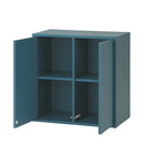 Boxie 2 ajtós fali szekrény 80x80x37 cm petrol kék
