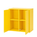 Boxie 2 ajtós fali szekrény 80x80x37 cm sárga