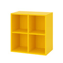 Boxie nyitott fali szekrény 80x80x37 cm sárga