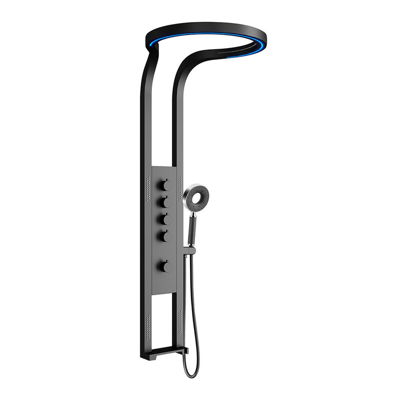 Luxory hidromasszázs zuhanypanel szürke