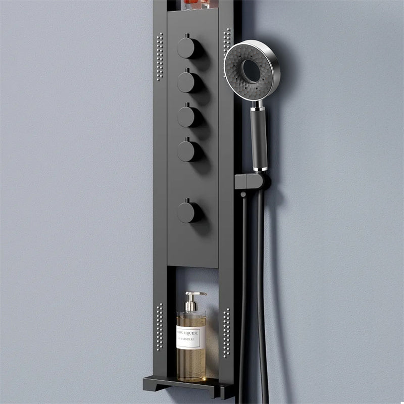 Luxory hidromasszázs zuhanypanel szürke