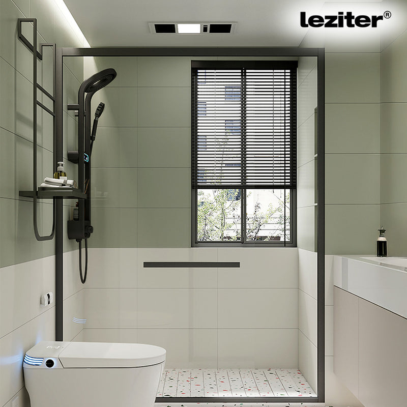 Tropic digitális zuhanyszett termosztátos csapteleppel fekete