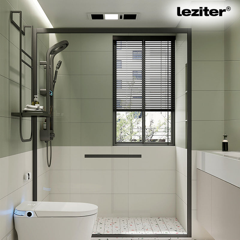 Tropic digitális zuhanyszett termosztátos csapteleppel szürke