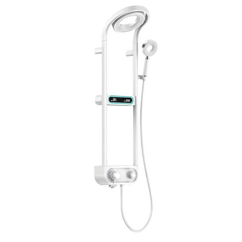 Tropic digitális zuhanyszett termosztátos csapteleppel fehér