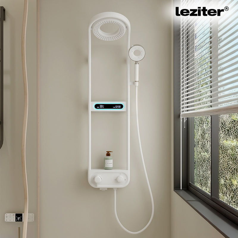 Tropic digitális zuhanyszett termosztátos csapteleppel fehér