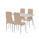 Renton 4+1 étkező garnitúra bézs-szürke
