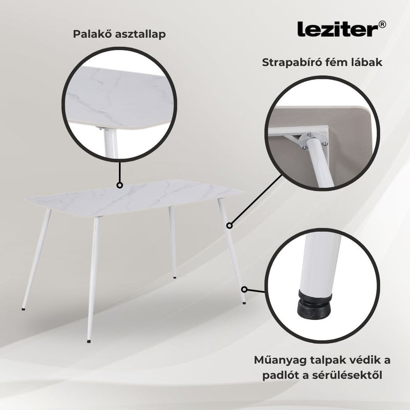 Renton 4+1 étkező garnitúra bézs-szürke