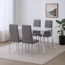 Renton 4+1 étkező garnitúra szürke-szürke