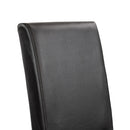 Megan 6+1 étkező garnitúra fehér-fekete