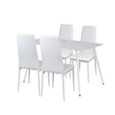 Jenna 4+1 étkező garnitúra fehér
