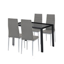Rowan 4+1 étkező garnitúra szürke-szürke