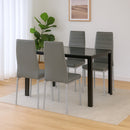 Rowan 4+1 étkező garnitúra szürke-szürke