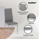 Rowan 4+1 étkező garnitúra szürke-szürke