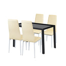 Nicole 4+1 étkező garnitúra bézs