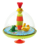 Búgócsiga kacsa családdal