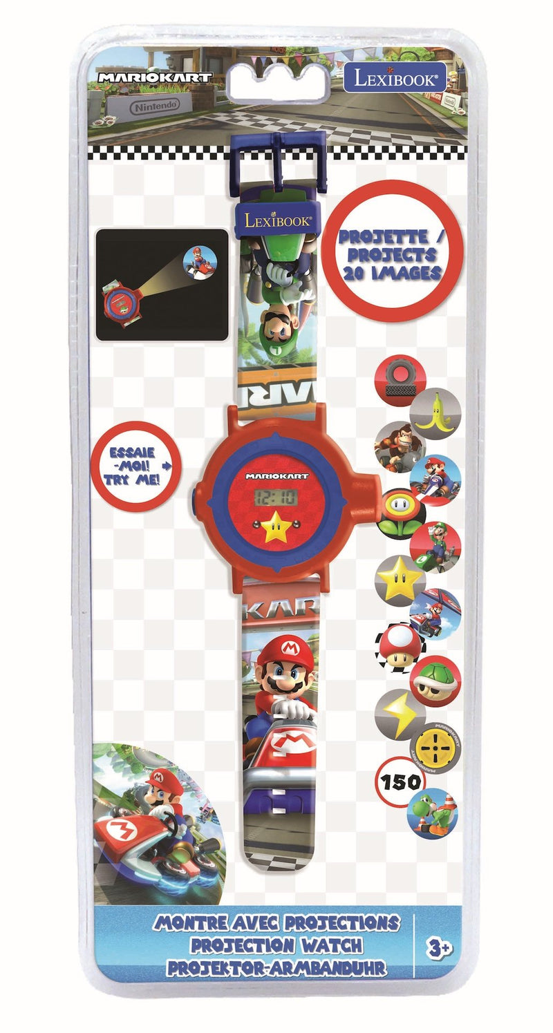 Mario Kart projektoros karóra 20 motívummal