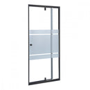 Flexi-S állítható zuhanyajtó 76-91x185 cm fekete