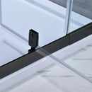 Flexi-S állítható zuhanyajtó 76-91x185 cm fekete