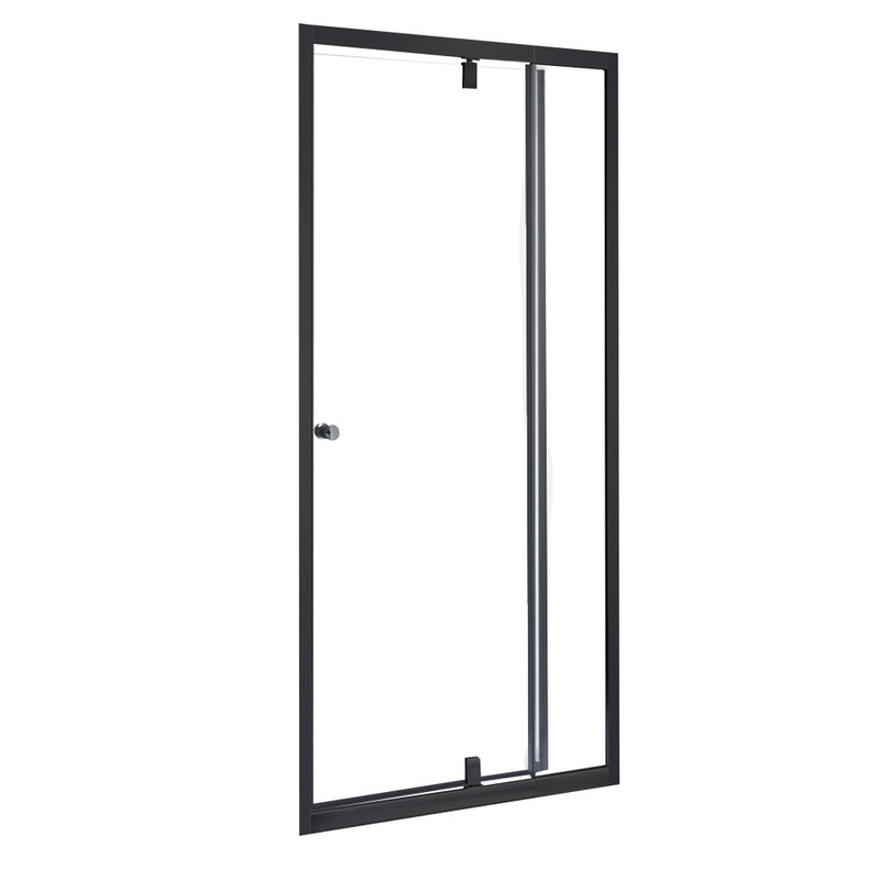 Flexi állítható zuhanyajtó 76-91x185 cm fekete