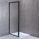 Zuhanyfal 90x185 cm-es méretben fekete
