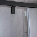 Flexi állítható zuhanyajtó 86-101x185 cm fekete