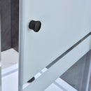 Flexi-S állítható zuhanyajtó 96-111x185 cm fekete