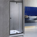 Flexi állítható zuhanyajtó 96-111x185 cm fekete