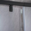 Flexi állítható zuhanyajtó 96-111x185 cm fekete