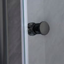 Flexi állítható zuhanyajtó 96-111x185 cm fekete