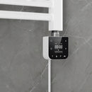 Wifi-s fűtőpatron törölközőszárító radiátorhoz digitális hőfokszabályozóval 800W fehér