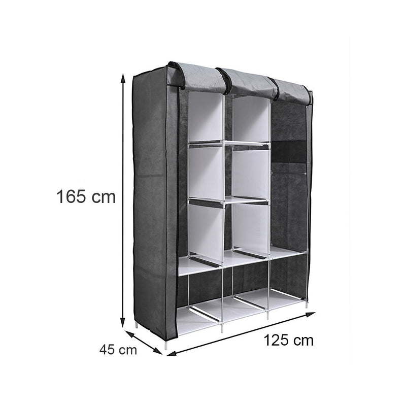 Gardróbszekrény LGSZ-04 szürke