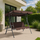 Serenita kerti hintaágy kávébarna