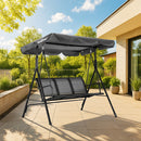 Como kerti hintaágy szürke