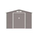 Kansas kerti szerszámtároló ház 277x195 cm szürke-fehér