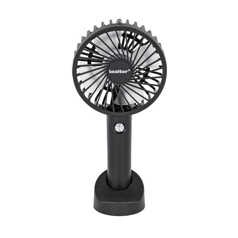 Galar kézi hordozható usb ventilátor tartóval 4 W 1200 mAh fekete