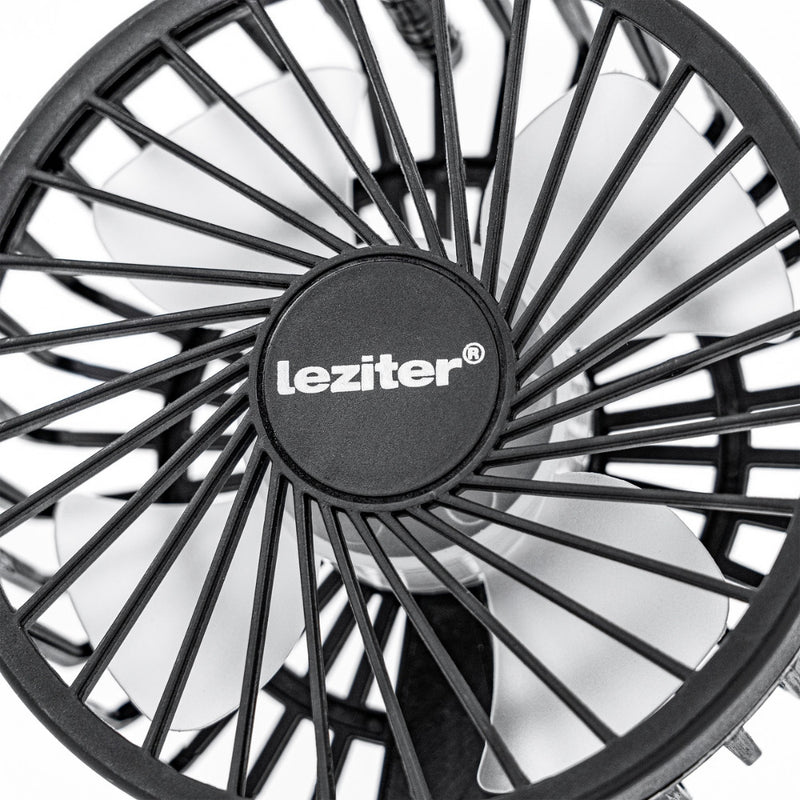Galar kézi hordozható usb ventilátor tartóval 4 W 1200 mAh fekete