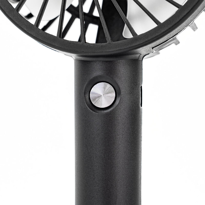 Galar kézi hordozható usb ventilátor tartóval 4 W 1200 mAh fekete