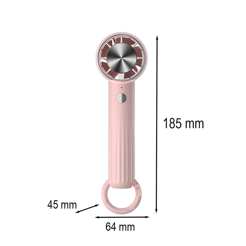 Rico kézi hordozható usb ventilátor 5 W 2000 mAh rózsaszín
