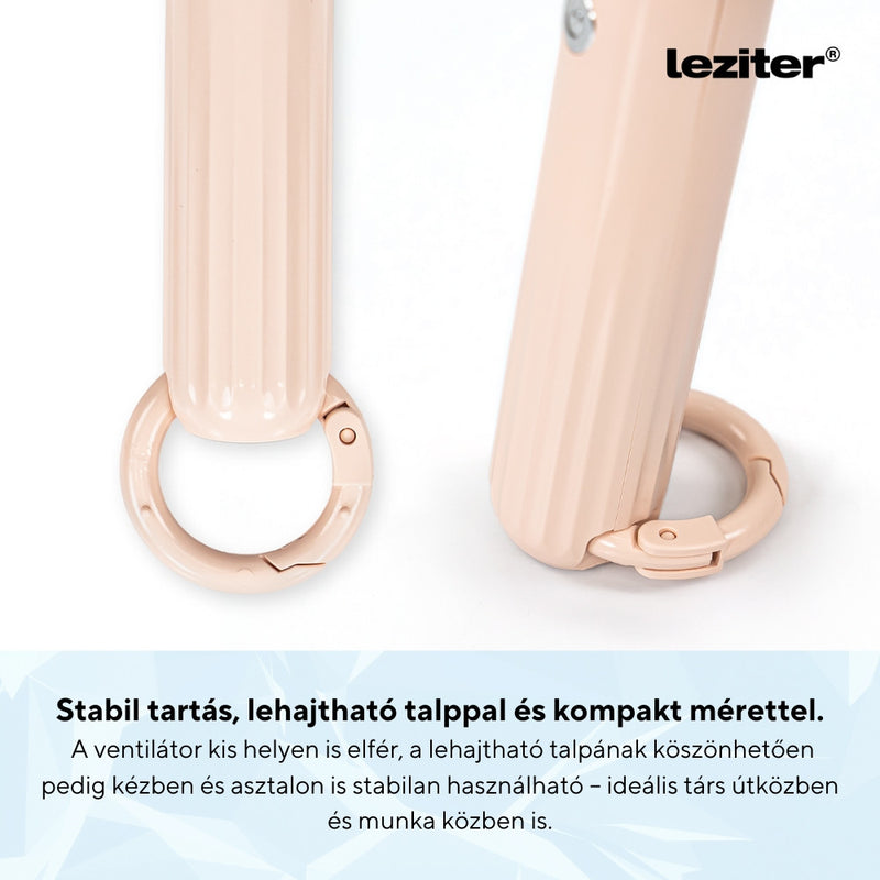 Rico kézi hordozható usb ventilátor 5 W 2000 mAh rózsaszín