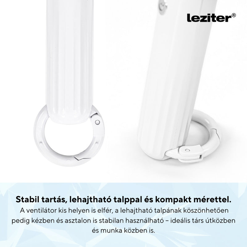 Rico kézi hordozható usb ventilátor 5 W 2000 mAh fehér