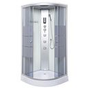 Lisa 90 White íves hidromasszázs zuhanykabin