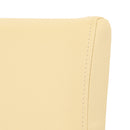 Kelly bőr étkezőszék bézs színben