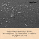 Gina kerti napernyő szürke 300 cm