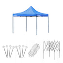 Összecsukható kerti pavilon 3x3 m kék