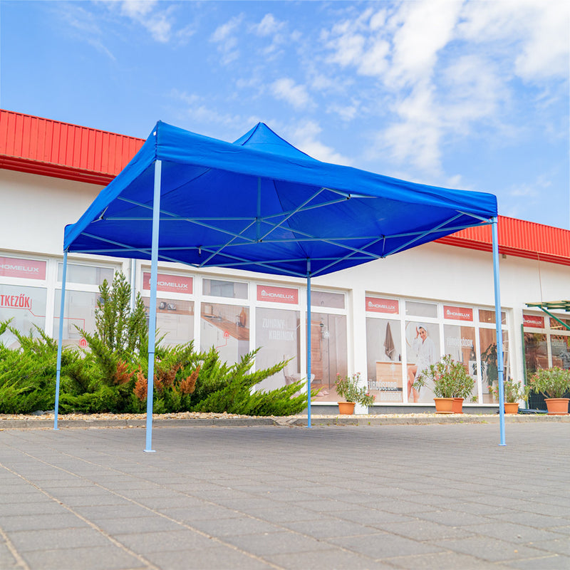 Összecsukható kerti pavilon 3x3 m kék