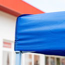 Összecsukható kerti pavilon 3x3 m kék