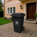 Hulladéktároló 120L fekete
