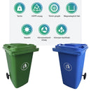 Hulladéktároló 240L kék
