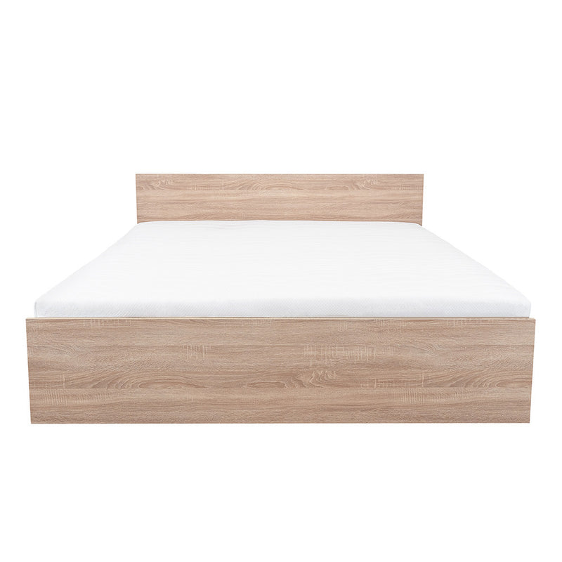 Miami franciaágy ágyneműtartó nélkül 180x200 cm sonoma tölgy-sonoma tölgy