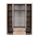 Miami gardróbszekrény 160x205 cm sonoma tölgy-yorki tölgy